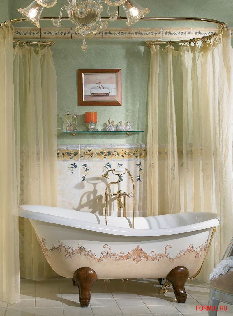 Штора для ванной своими руками, под ванну, декор раздвижных пластиковых штор.