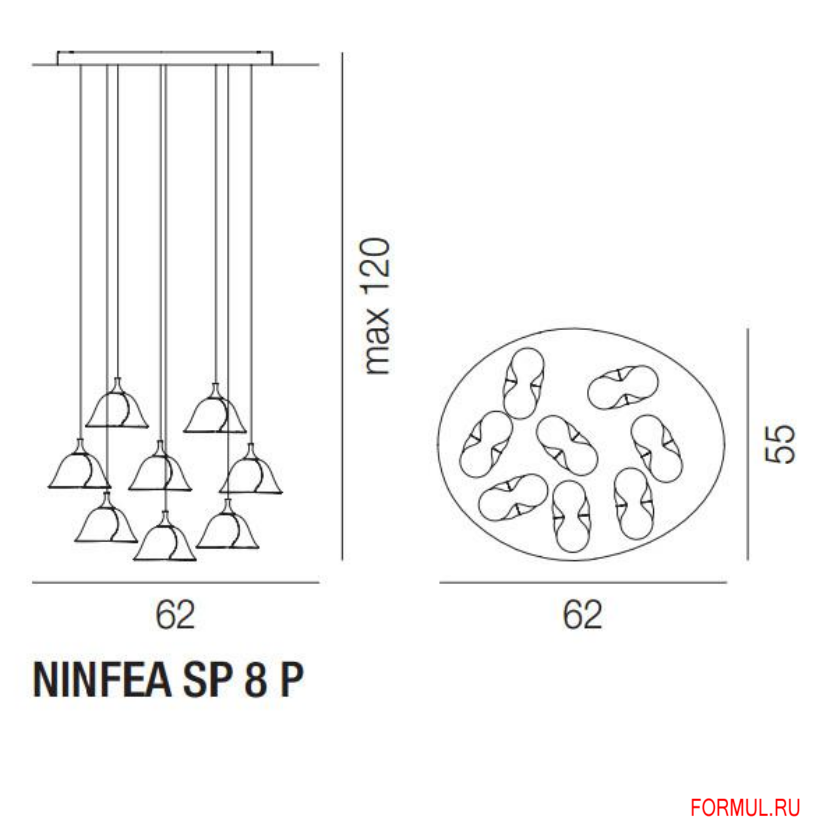  Vistosi NINFEA SP 8 P 